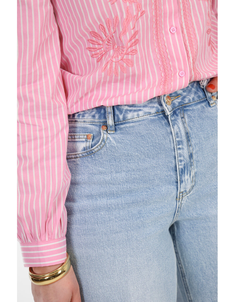 21Jewelz Jeans met gouden details - lichtblauw