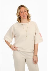 21Jewelz Co ord set met embleem - ecru