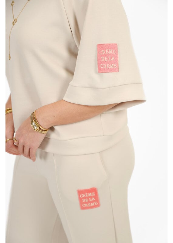 21Jewelz Co ord set met embleem - ecru