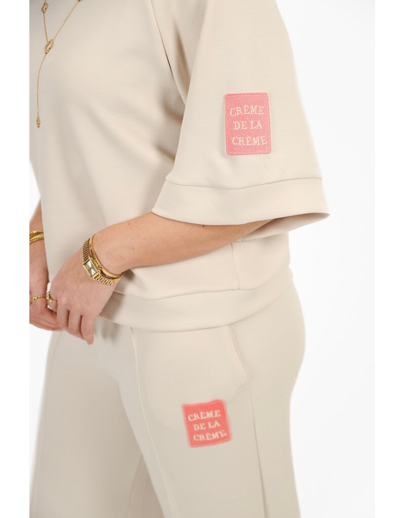 21Jewelz Co ord set met embleem - ecru