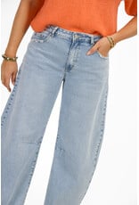 21Jewelz Gerafelde barrel jeans - lichtblauw