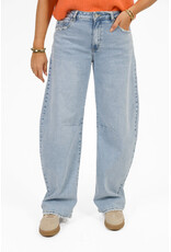 21Jewelz Gerafelde barrel jeans - lichtblauw