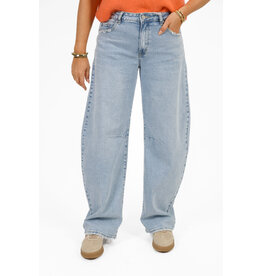 21Jewelz Gerafelde barrel jeans - lichtblauw