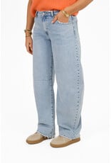 21Jewelz Gerafelde barrel jeans - lichtblauw