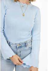 21Jewelz Zigzag truitje met lange mouw - blauw