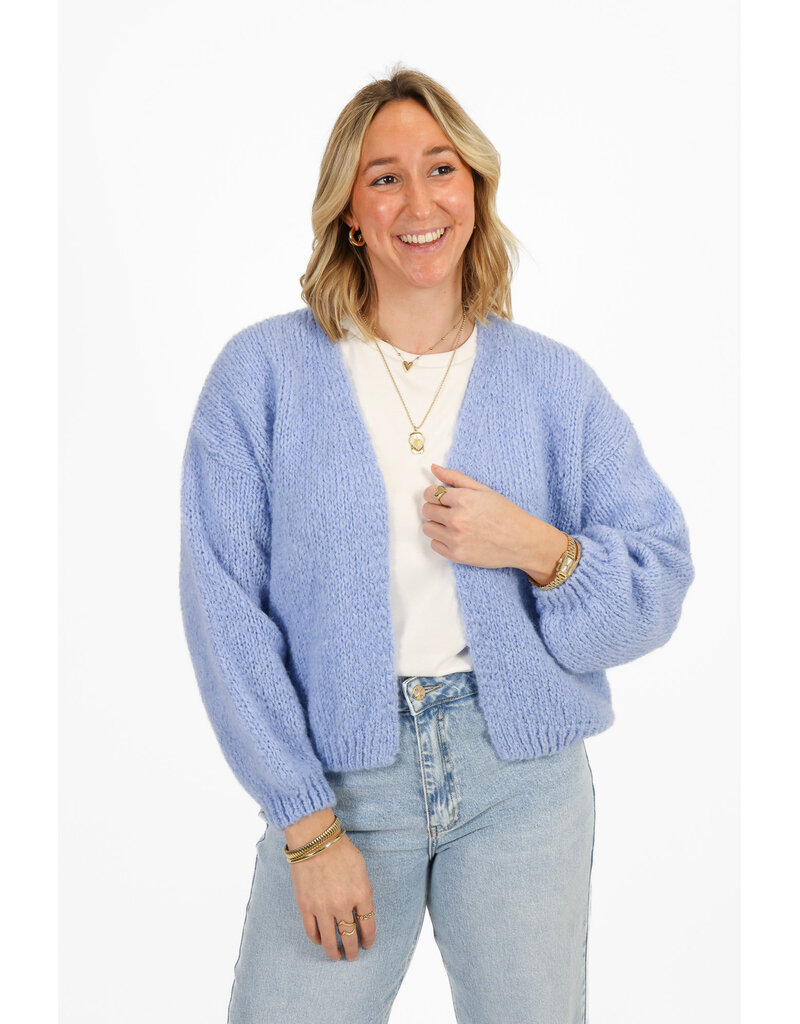 21Jewelz Gebreid vest - blauw