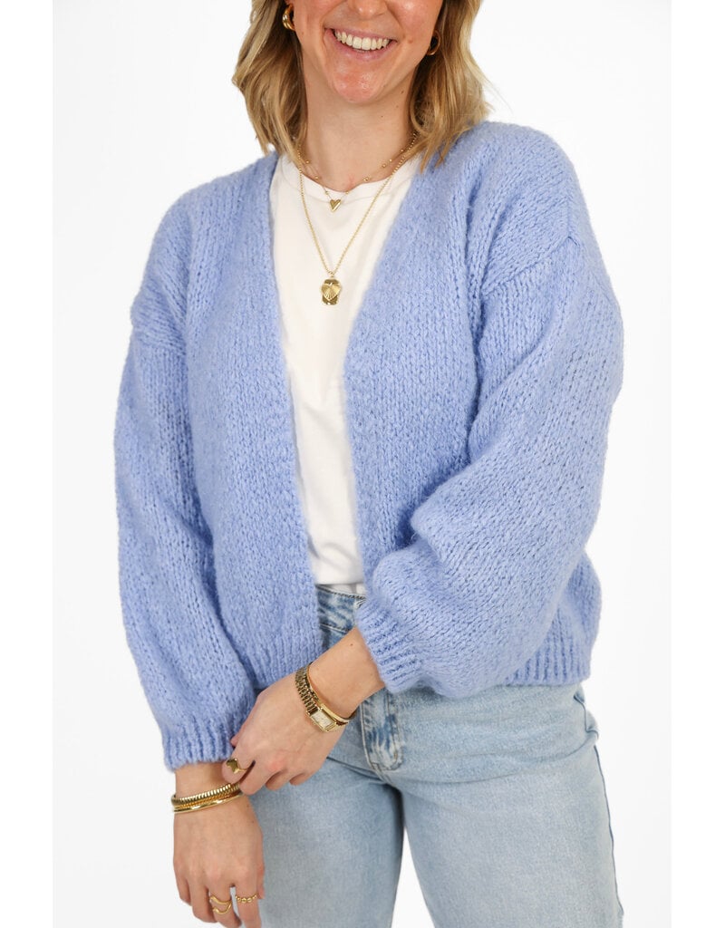 21Jewelz Gebreid vest - blauw