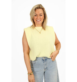 21Jewelz Wollige mouwloze top - geel