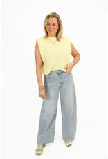 21Jewelz Wollige mouwloze top - geel