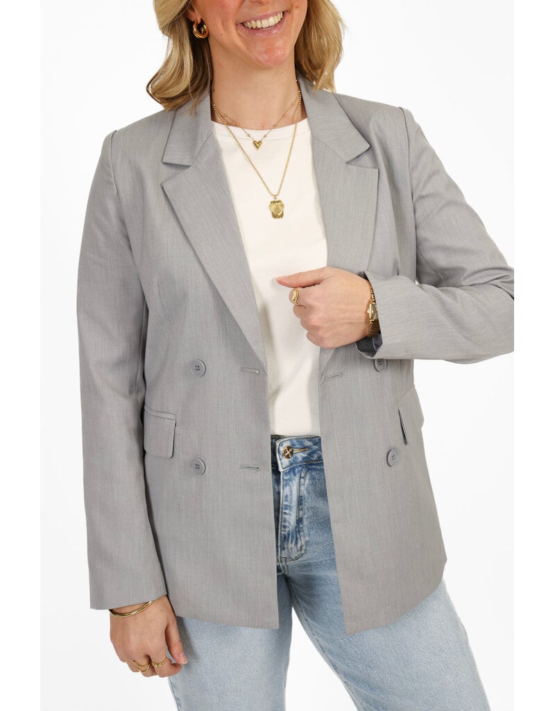 21Jewelz Blazer - lichtgrijs