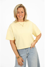 21Jewelz Effen boxy shirt - geel
