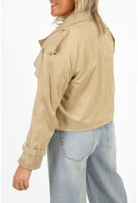 21Jewelz Kort jasje met knopen - beige