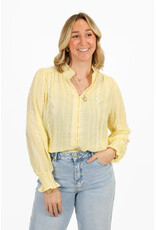 21Jewelz Geborduurde blouse met knoopjes - geel