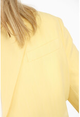 Blazer met krijtstreep - geel