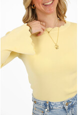 21Jewelz Zigzag truitje met lange mouw - geel