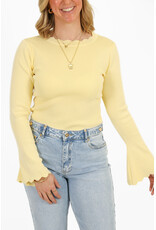21Jewelz Zigzag truitje met lange mouw - geel