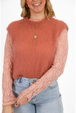 21Jewelz Wollige spencer - koraal