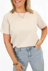 21Jewelz Effen oversized shirt - beige