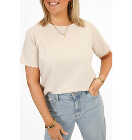 21Jewelz Effen oversized shirt - beige