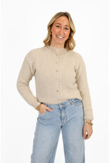 21Jewelz Wollig vestje met knopen - beige