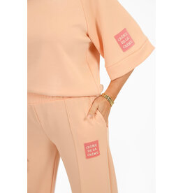 21Jewelz Co ord set met embleem - peach