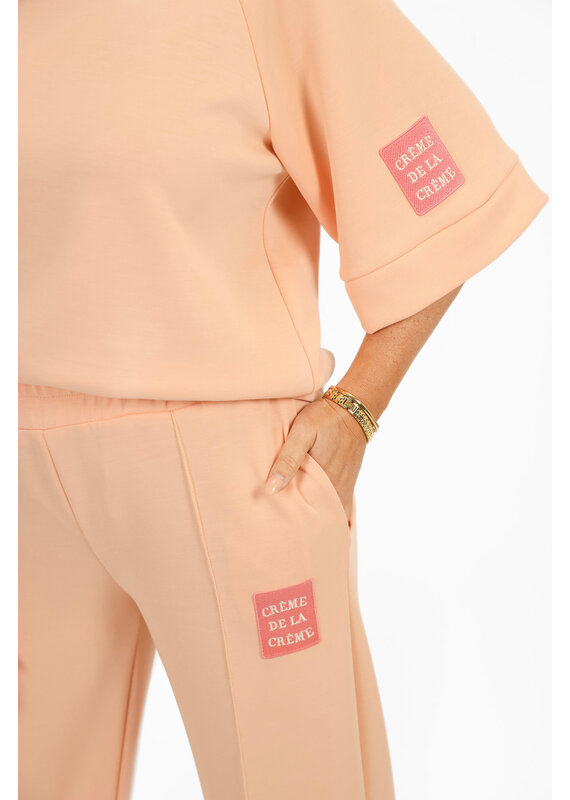 21Jewelz Co ord set met embleem - peach