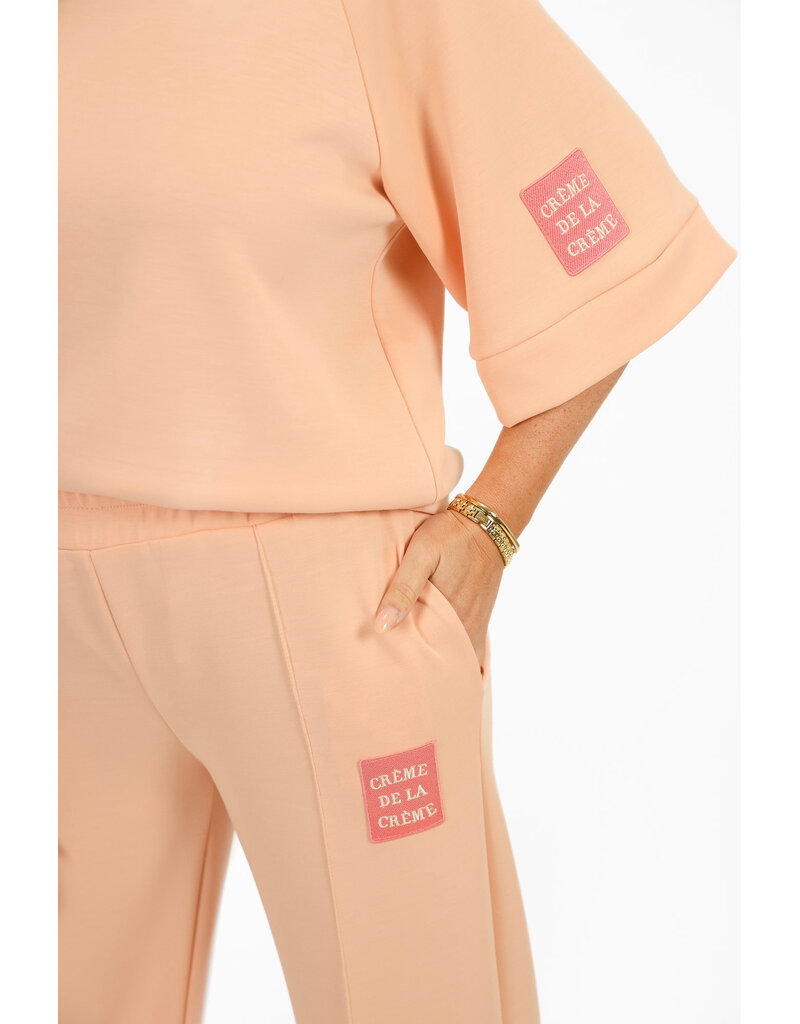 21Jewelz Co ord set met embleem - peach