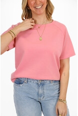 21Jewelz Effen oversized shirt - roze
