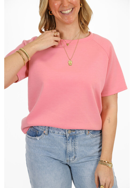 21Jewelz Effen oversized shirt - roze
