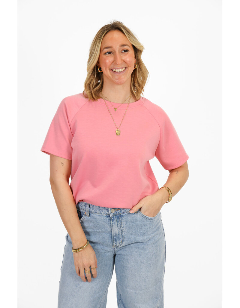 21Jewelz Effen oversized shirt - roze