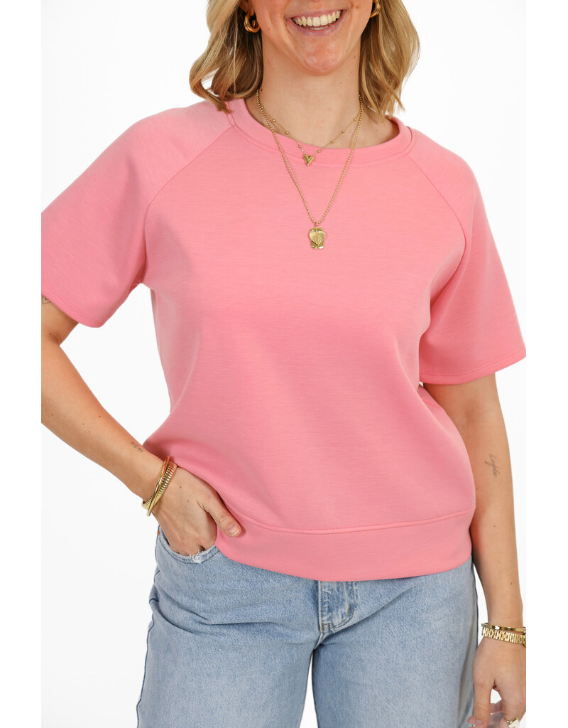 21Jewelz Effen oversized shirt - roze