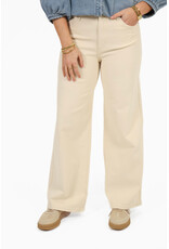 21Jewelz Basic stretch wide leg jeans - ecru