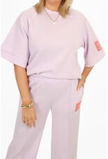 21Jewelz Co ord set met embleem - lila