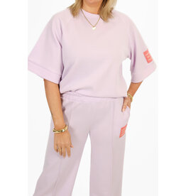 21Jewelz Co ord set met embleem - lila