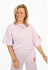 21Jewelz Co ord set met embleem - lila