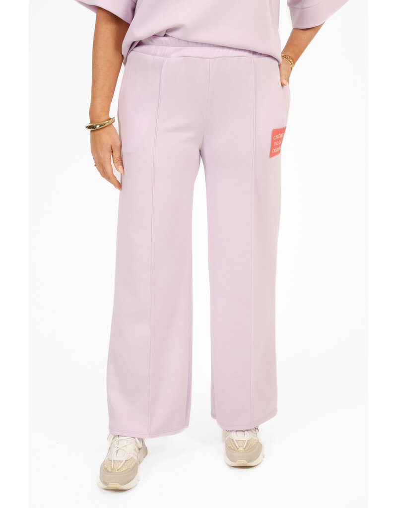 21Jewelz Co ord set met embleem - lila