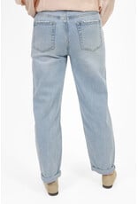 21Jewelz Mom jeans met omgeslagen pijp - lichtblauw