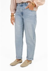 21Jewelz Mom jeans met omgeslagen pijp - lichtblauw