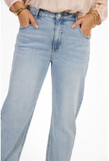 21Jewelz Mom jeans met omgeslagen pijp - lichtblauw