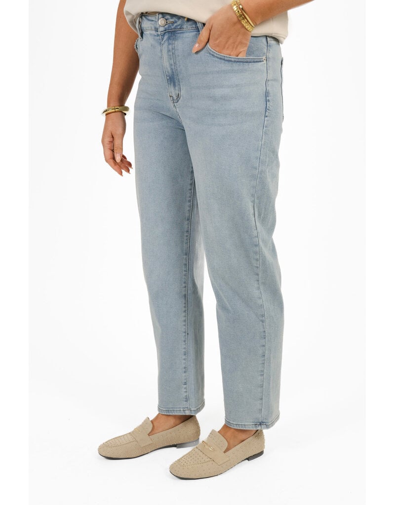 21Jewelz Stretch mom jeans - lichtblauw