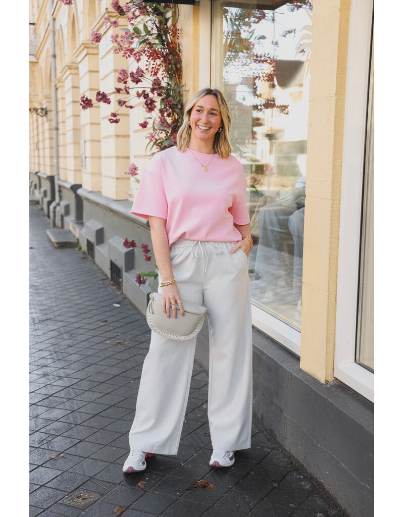 21Jewelz Effen casual jogger - lichtgrijs