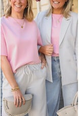 21Jewelz Effen boxy shirt - roze