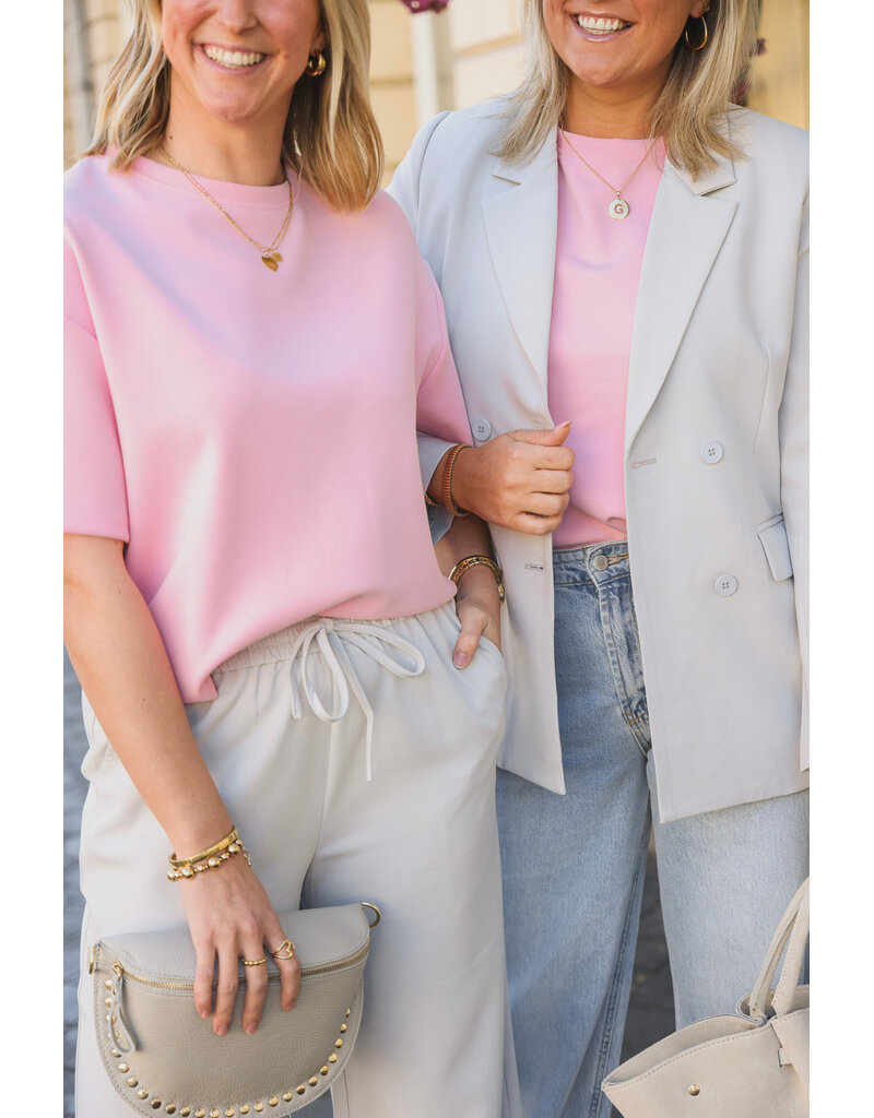 21Jewelz Effen boxy shirt - roze