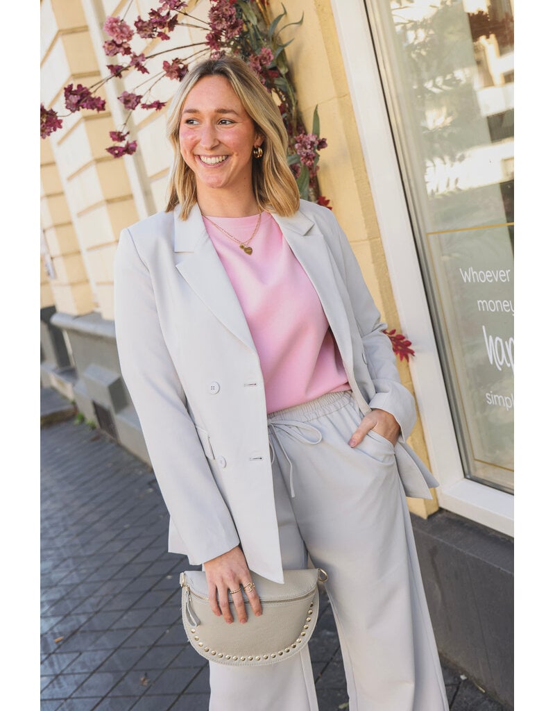 21Jewelz Effen boxy shirt - roze