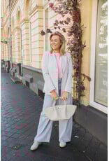 21Jewelz Effen blazer met dubbele knopen - lichtgrijs