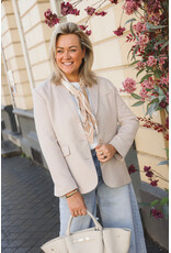 21Jewelz Blazer met krijtstreep - beige