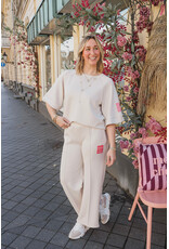 21Jewelz Co ord set met embleem - ecru