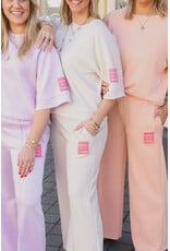 21Jewelz Co ord set met embleem - ecru