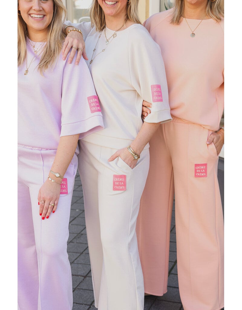 21Jewelz Co ord set met embleem - ecru