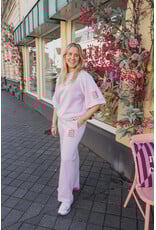 21Jewelz Co ord set met embleem - lila